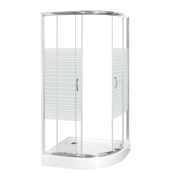 KERRA - Sprchový kout s vaničkou Madera 100x80 Levá 5907548117809