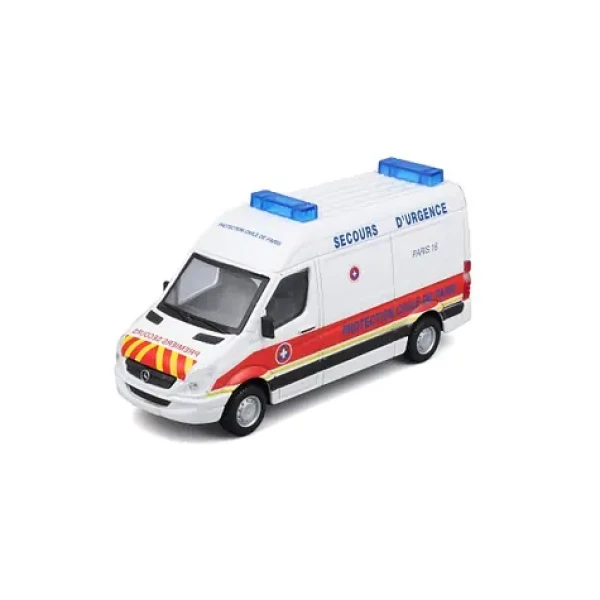 Bburago EMERGENCY Vozidlo záchranné služby - Mercedes-Benz Sprinter