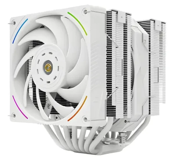 THERMALRIGHT Royal Pretor 130 Ultra bílá / Chladič procesoru / Intel + AMD / 130 mm / 29.4 dBA / 2150 rpm (Royal Pretor 130 Ultra White)