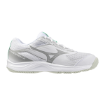 Mizuno Cyclone Speed 5 Jr. White/Black/Frozen Emerald - Sálová obuv Mizuno CYCLONE SPEED 5 Jr. V1GD251121 Velikost obuvi v EU: 38,5