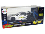 Mamido Sportovní auto na dálkové ovládání RC Corvette C6R 1:18 bílé