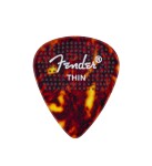 Fender 351 Dotted Celluloid Picks 12-Pack Thin