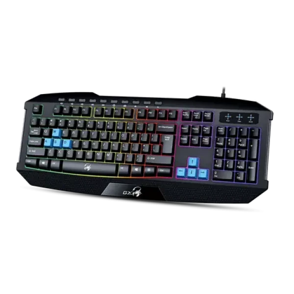 GENIUS Scorpion K215 černá / Herní drátová klávesnice / podsvícená / USB / CZ+SK layout (31310474118)
