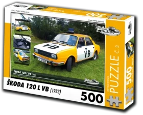 RETRO-AUTA Puzzle č. 3 Škoda 120 L VB (1983)