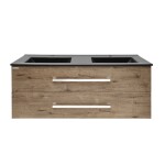 Koupelnová skříňka s umyvadlem SAT Cube Way 120x53x46 cm dub wellington mat CUBE461202DWMODC CUBE461202DWMODC