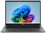 ASUS Vivobook S14 OLED šedá / 14" WUXGA / Snapdragon X1-26-100 / 32GB / 1TB SSD / Adreno / W11H (S3407QA-OLED063W)