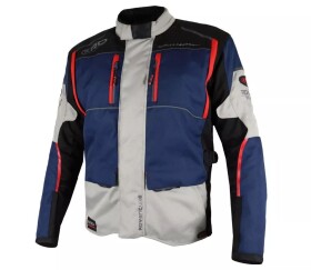 Bunda na moto Xrc Winkle 2.0 Wtp men adventure grey/black/blue/red - L / modrá