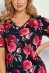Košile Taro Claire 3346 kr/r M-XL W25 dámská tmavě modré květiny L