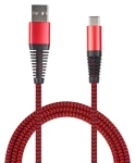 2GO USB-C 1 m červená / Datový kabel / USB 3.2 Gen 1 / nylon (795947)
