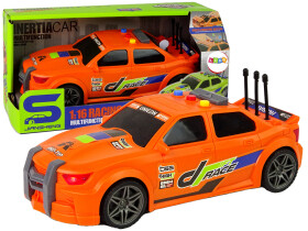 Mamido Sportovní závodní auto 1:16 oranžové se zvukem