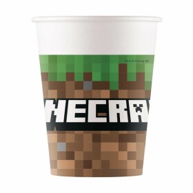 Minecraft TNT kelímky papírové 8 ks 200 ml Minecraft TNT kelímky papírové 8 ks 200 ml