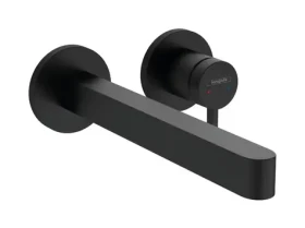Hansgrohe Finoris - Umyvadlová baterie pod omítku | 2-otvorová instalace | EcoSmart | matná černá (76050670)
