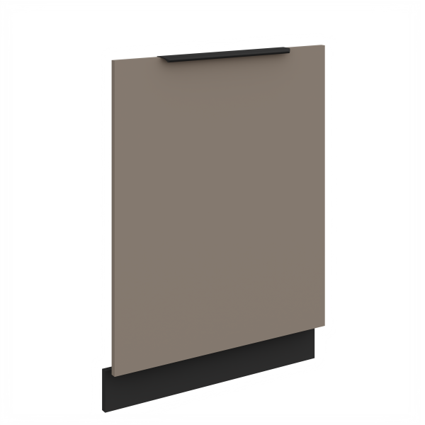 Dvířka na vestavnou myčku nádobí Aria ZM 713x596 Barva korpusu: Černá, Barva dvířek: TA - Sandgrau AFM
