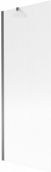 MEXEN/S - Next vanová zástěna FIX 70 x 150, proužky, grafit metal 895-070-000-00-09-95