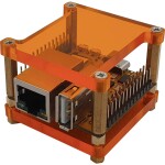 Joy-it RB-MULTIMEDIACASE01 SBC skříň Vhodné pro (vývojové sady): Raspberry Pi snímatelný kryt GPIO, včetně aktivního chl