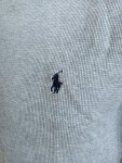 Pánské tričko dlouhým rukávem 714687799003 šedé - Ralph Lauren M