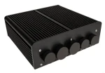 Akasa Pascal TN UCFF černá / Mini ITX / IP65 / možnost pověšení na zeď / hliník / OEM / bez ventilátoru (A-NUC67-M1B)