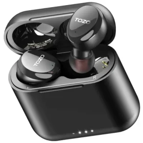 TOZO T6S černá / Bezdrátová sluchátka / mikrofon / BT 5.3 / IPX8 (ACHFTZT6S0010)