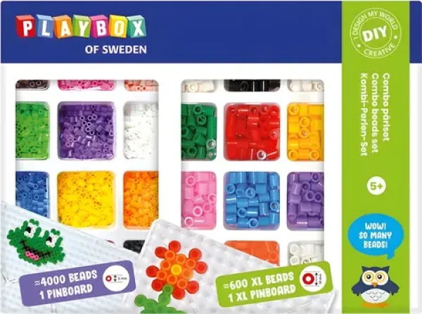 PLAYBOX Zažehlovací korálky Combo set 4000+600 ks