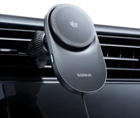 Baseus PrimeTrip VC2 Pro černá / Držák do auta / bezdrátové nabíjení 25W / aktivní chlazení / MagSafe (6942521201426)