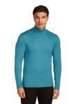 ICEBREAKER Mens 260 Tech LS Turtleneck, Topaz (vzorek) velikost: M