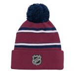 Outerstuff Dětská Zimní Čepice Colorado Avalanche Jacquard Cuffed Knit With Pom