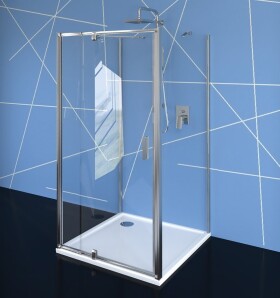 POLYSAN - EASY třístěnný sprchový kout 900-1000x1000, pivot dveře, L/P varianta, čiré sklo EL1715EL3415EL3415