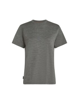 Dámské merino triko s krátkým rukávem ICEBREAKER Wmns 15.5 MerinoFine Jersey SS Tee, Gritstone Hthr-013 velikost: XS
