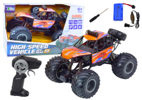 Mamido Terénní auto na dálkové ovládání R/C 1:8 oranžové