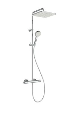 IDEAL STANDARD - Ceratherm T25N Sprchový set s termostatem, 26x26 cm, 2 proudy, chrom A8521AA