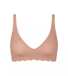 Dámská podprsenka ZERO Microfibre 2.0 Soft bra - CAMEO BROWN - sv. hnědá 00ME - SLOGGI BROWN M