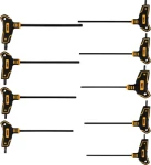 Vorel Sada klíčů TORX 9 ks / Klíče TORX / T10-T50 / ocel CrV (TO-56639)