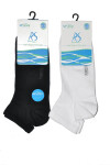 Pánské antibakteriální ponožky Regina Socks Purista bílá 43-46