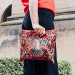 Taštičky na zip 3 ks LOQI DECORATIVE ART Tapestry, Toile de Jouy, Peacock