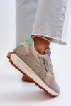 Dámské tenisky na platformě Memory Foam Big Star Platform Beige Velikost: 40