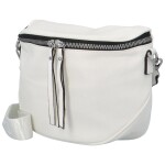 Módní dámská koženková ledvinka/crossbody Andrés, bílá