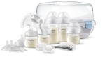 Philips AVENT SCD430/50 / Sada na kojení / Natural Response / manuální odsávačka / sterilizátor do mikrovlnné trouby