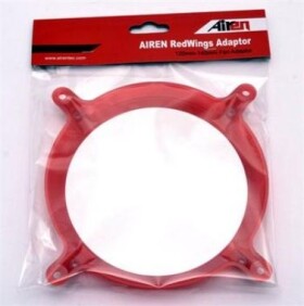 AIREN RedWings Adaptor adaptér pro připevnění 140 mm ventilátoru na 120mm uchycení / červená (AIREN RedWings Adaptor)