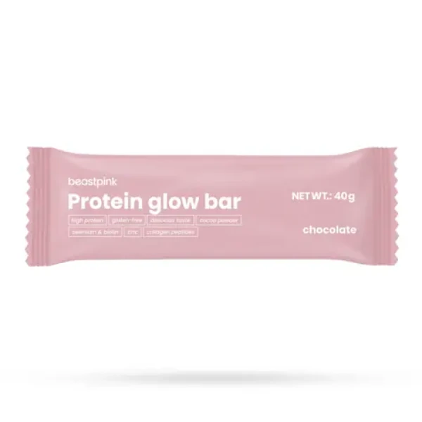 Protein GlowBar - BeastPink (čokoláda, 40 g) (79585-5-40g-čokoláda)