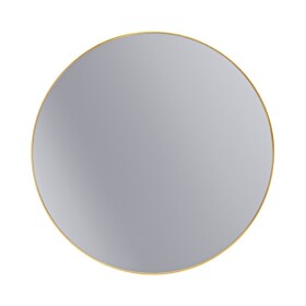 Erga Round, kulaté zrcadlo 120cm, zlatý rám, ERG-V01-ROUND-1212-GD