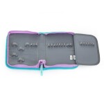 Bagmaster školní penál CASE LUMI 21 C Gray/Blue/Pink