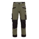 Kalhoty pracovní STRETCH LINE, olivová, 3XL/ 60, STALCO PERFECT