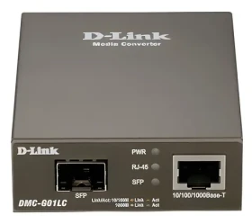 D-Link DMC-G01LC šedá / Media konvertor / 10/100/1000Base-T na Gigabit SFP (DMC-G01LC/E)