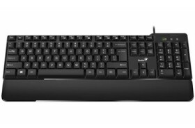 Genius KB-100XP / Membránová klávesnice / opěrka dlaní / CZ+SK layout / USB (31310050403)