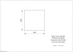 Nerezový dřez Reginox New York 40x40, R34255, Jet Black R34255