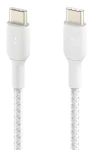 Belkin BOOST CHARGE CAB004bt2MWH bílá / Datový kabel / opletený / USB-C - USB-C / 2 m (CAB004BT2MWH)