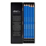 Staedtler Mars Lumograph 100 G6 sada 6 grafitových tužek, kovové