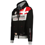 Pánská mikina na zip Geographical Norway Flyer Danemark DB MEN 100 černá (WU8426H/GNO/Black) pánské m