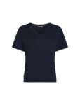 ICEBREAKER Wmns Mer 150 Tech Lite SS Relax V Neck Tee, Midnight Navy velikost: M