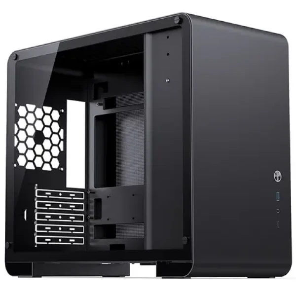 Jonsbo U4 Mini černá / mATX / 1x USB-A 3.0 / 1x USB-C 3.2 / bez zdroje / průhledná bočnice (U4 MINI BLACK)